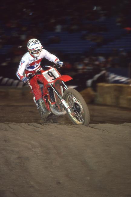 Johnny O’Mara was beginning to assert himself as a supercross rider and potential champion in 1982.