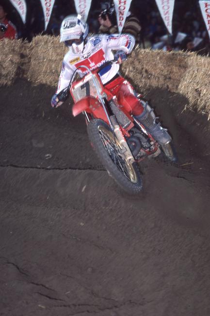 Donnie Hansen kicked off the 1982 season with his first-ever win at Angel Stadium in Anaheim. 
