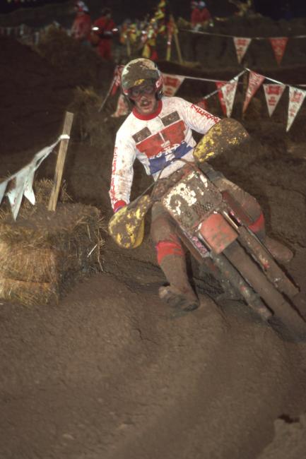 Open-faced helmet, no Jofa, no face mask—that’s how Danny “Magoo” Chandler still rolled in 1982.