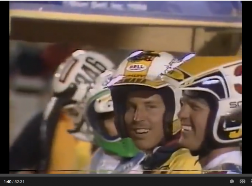 Defending champ David Bailey hoists one of his many bonus checks. 