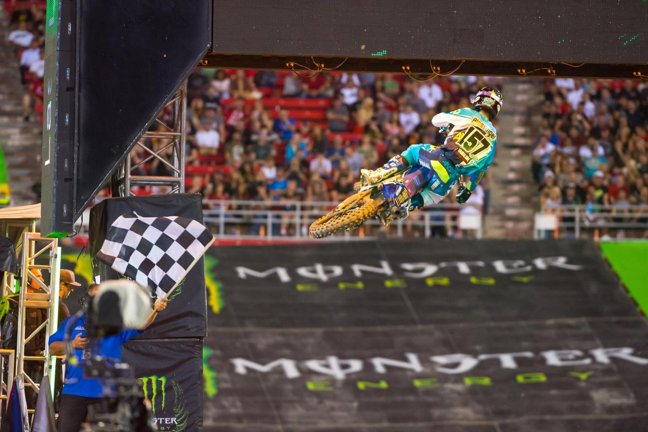 Plessinger swept the Amateur All-Stars event at the Monster Energy Cup. 