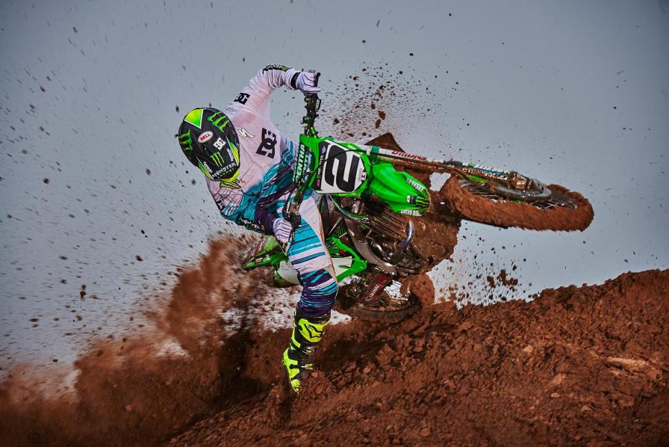Jeremy McGrath's role says he's the Kawasaki brand ambassador, but we hear it's actually going to be much more detailed and hands on that that sounds.