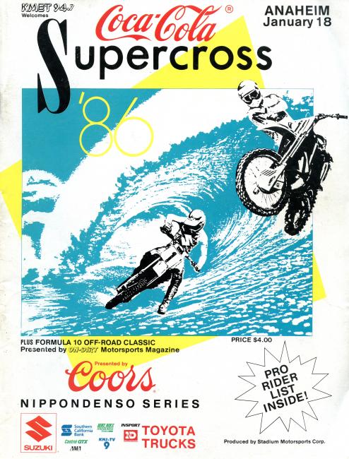 The Anaheim '86 program.