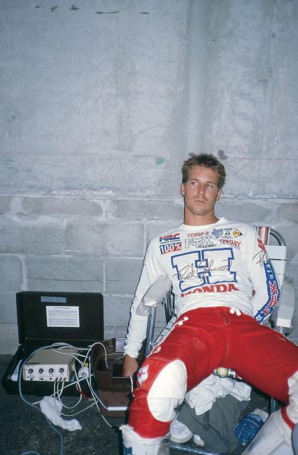 Suzuki hired defending champ Donny Schmit away from Kawasaki in 1987 in the hopes of sweeping both regions, but then the future world champion got hurt and missed the first part of the series.