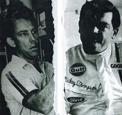 Mike Goodwin (left) and Mickey Thompson had long been at odds over who could run supercross events on the west coast.