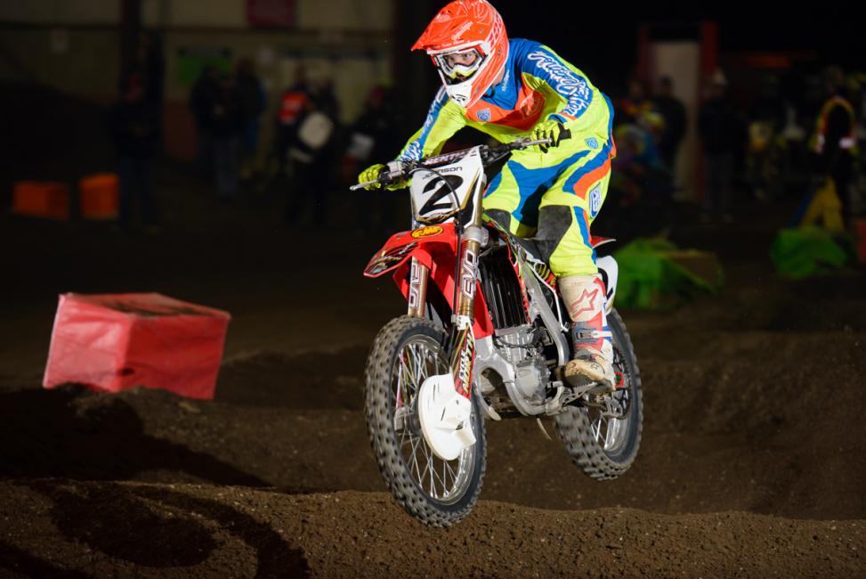 In the last round of the Future West Canadian Arenacross series, Johnson finished second in the Pro Open class and third in the Pro Lites class. 