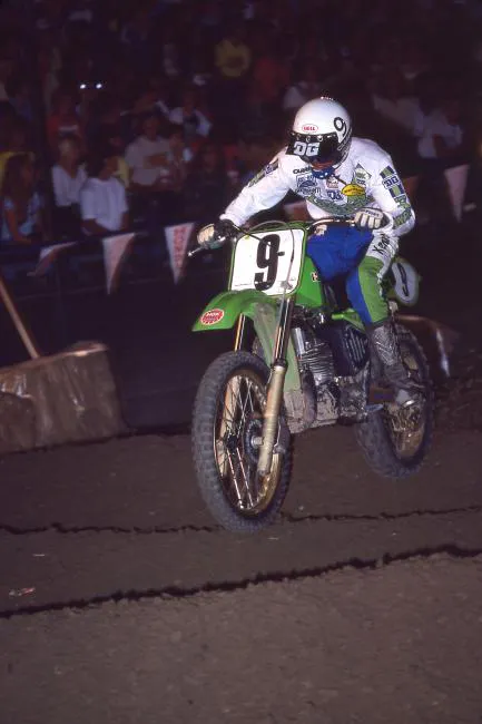 Warren Reid rode for several factories in the late seventies and early eighties including Kawasaki in 1981. While he won a national, supercross was a different story.