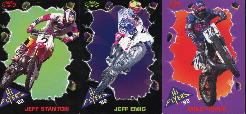 Jean-Michel Bayle wore #1 in 1992, but he seemed like he would really rather have been road racing.
