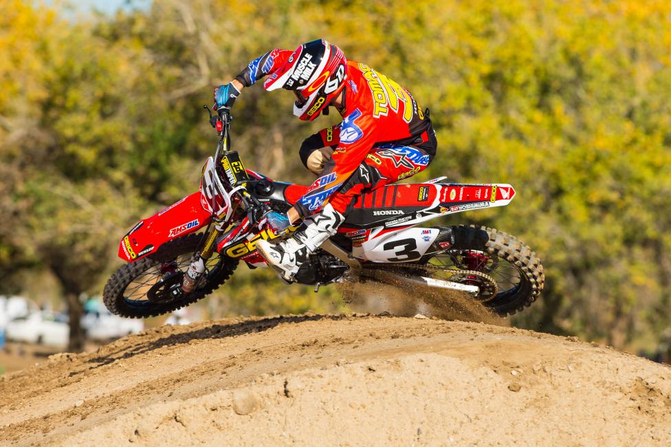Eli Tomac getting ready for the 2015 season. 