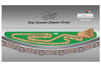 2015 Daytona Supercross Course Map