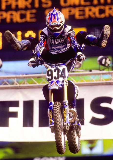 Yamaha allowed 250 GP hopeful David Vuillemin to do some early AMA Supercross rounds.