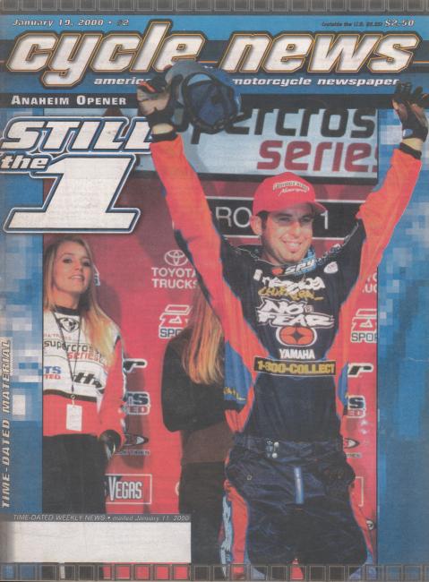 Travis Pastrana ended his rookie SX tour with a win at the East-West Shootout in Las Vegas.