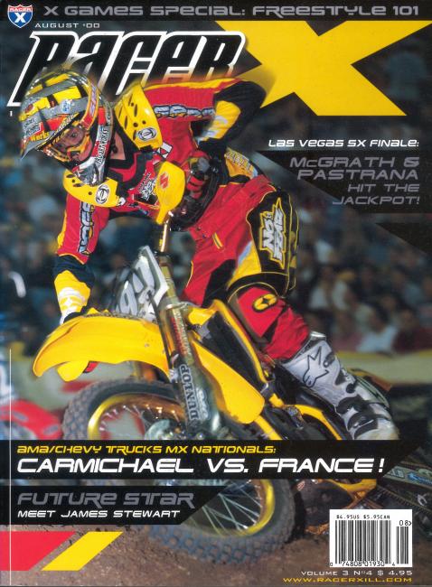 The most talked about newcomer in 2000 was the 125 Class rookie Travis Pastrana.