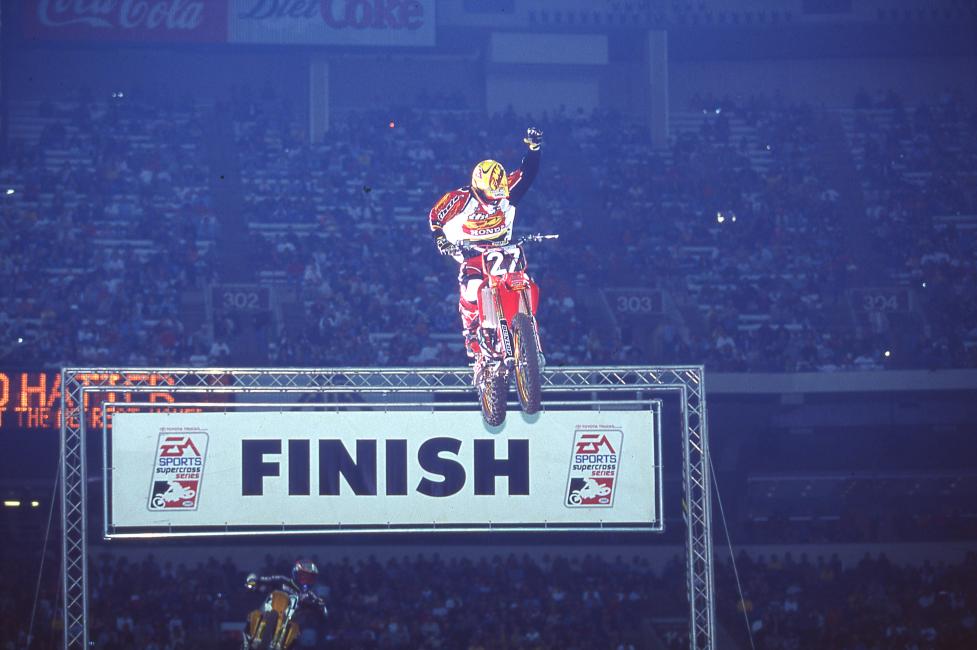 FMF Honda’s Michael Brandes was the surprising winner of the Indy SX East Region opener.