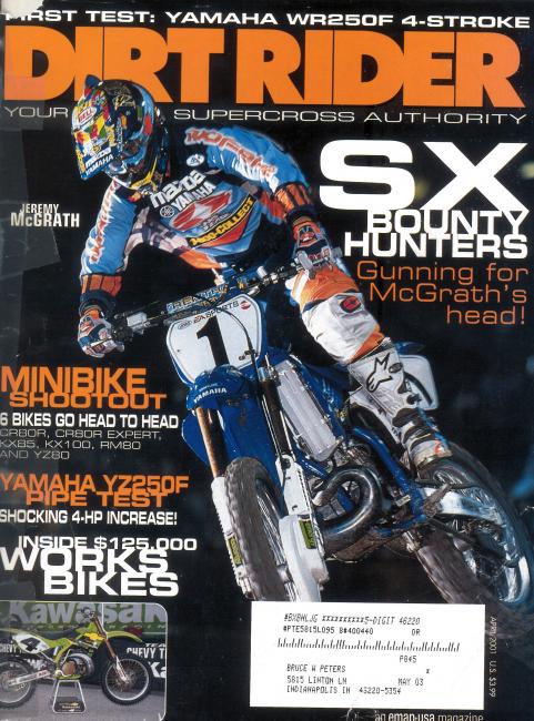 Jeremy McGrath has probably appeared on the cover of more motocross magazines and newspapers than anyone in history.