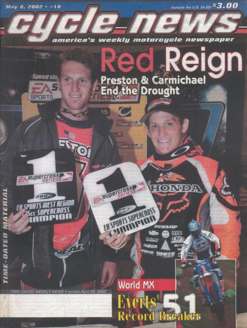 Honda was back on top in 2001. 