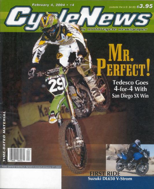 Ivan Tedesco not only got Kawasaki it’s first win on the KX250F, he also won the 2004 125 West Region title.