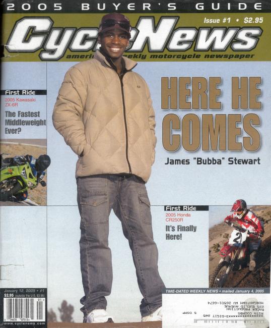 The graduation of James Stewart from 125 Class to the premier division was a big deal. 