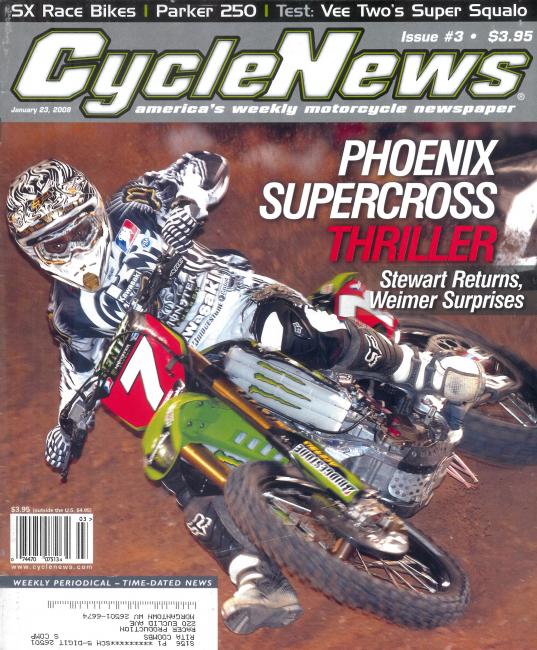 James Stewart looked flawless in his win Phoenix, but he was hiding a recent knee injury from his competitors and the media.