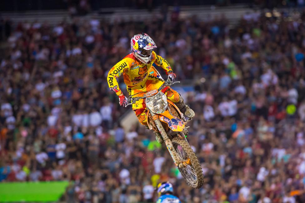 Dungey's put together some impressive finishes in Anaheim. 
