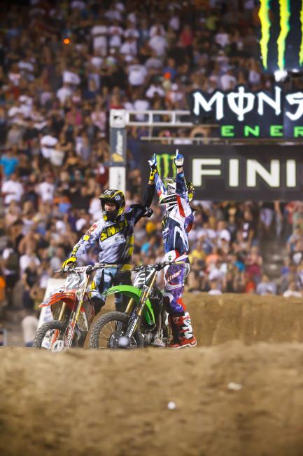 This is pretty cool sportsmanship considering just 4 points seperated these two in the end.