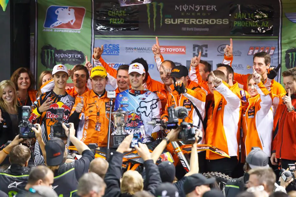 Dungey delivered early for KTM.