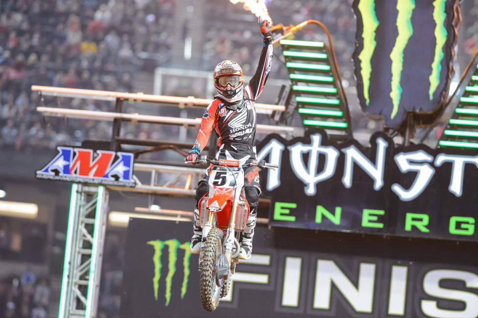 In just his second career race, Justin Barcia claimed a victory.  