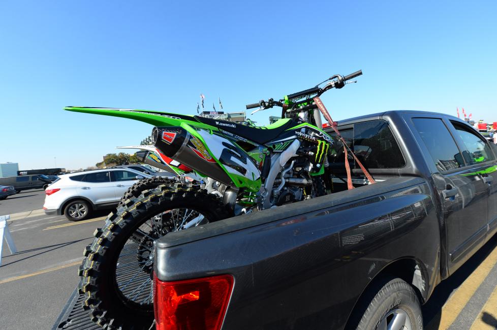 The four-time champ won't be racing tomorrow.  