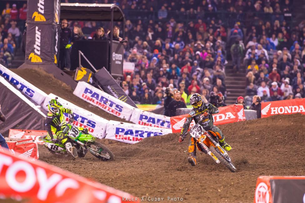 Short rode an outstanding main event and even held off Ken Roczen in the heat.