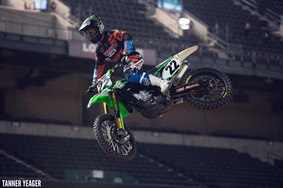 Chad Reed at press day in Phoenix. 