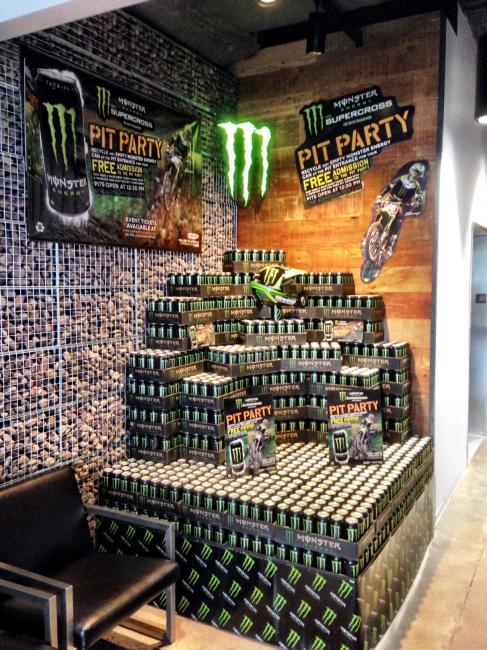 DC stopped by the Monster Energy headquarters. 