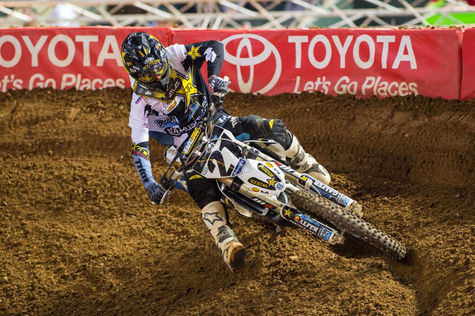 Anderson charged eight spots, but was short of a podium finish. 