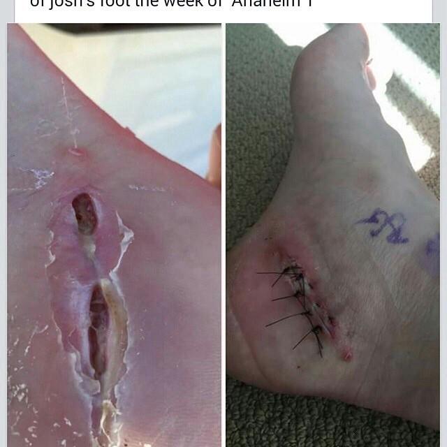 Cole Seely finished in fourteenth after winning his heat race. 