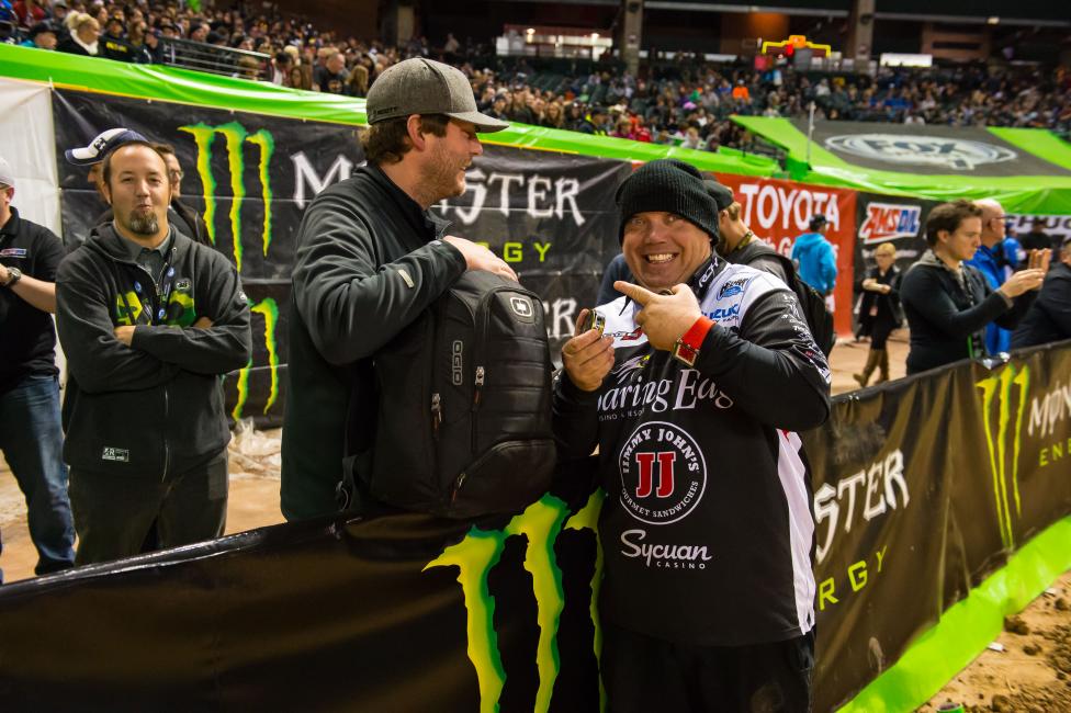 Innovators John Knowles (left) of Scott goggles and Kenny Watson of RCH.