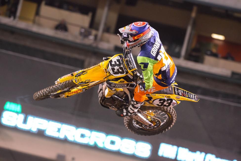 This is Josh Grant on his retro Yamaha.  