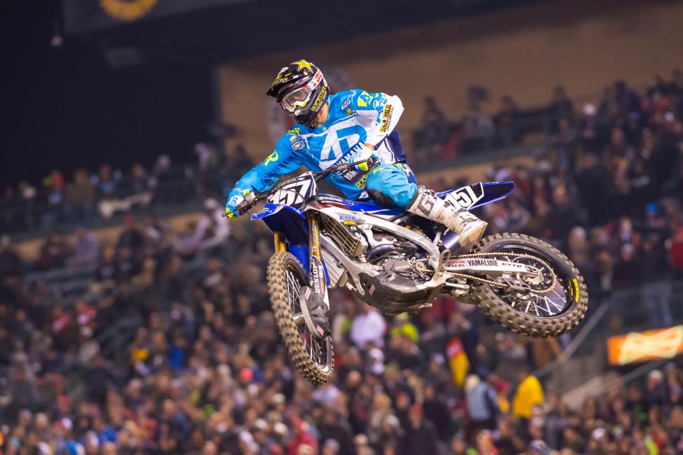 Plessinger started his pro supercross career off with a bang at Anaheim 1, finishing fifth in a strong 250SX field. 