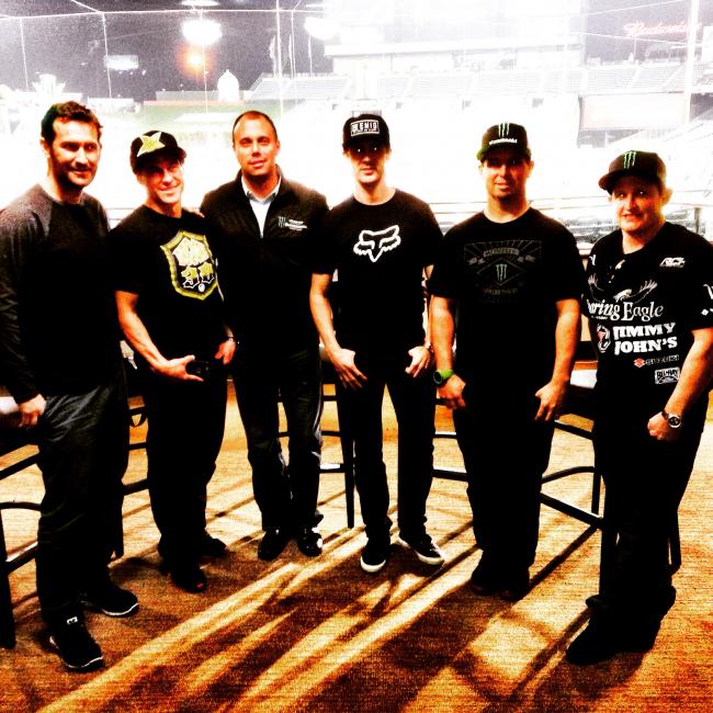 From left: DC, Deegan, Jendro, Emig, McGrath, Carmichael. 