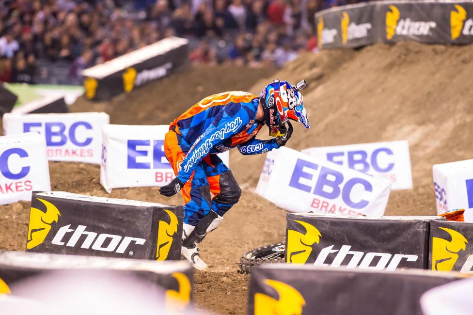 This small bobble led to a changing of the red plate. 