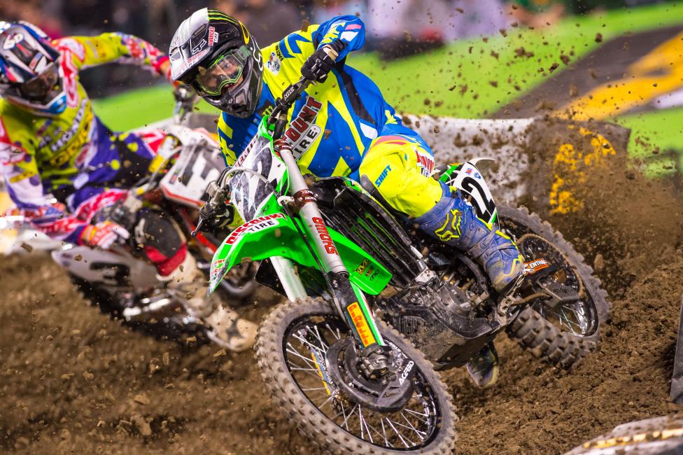 Reed and Tomac were part of a furious pack at A2, with each rider still believing this can be their year.