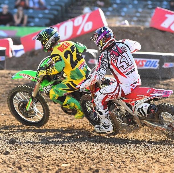 Back to business for Chad Reed and Trey Canard, who didn't have any issues with each other in practice.