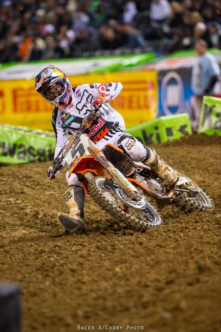 The diesel engine is starting to get chugging. Dungey's the points leader.