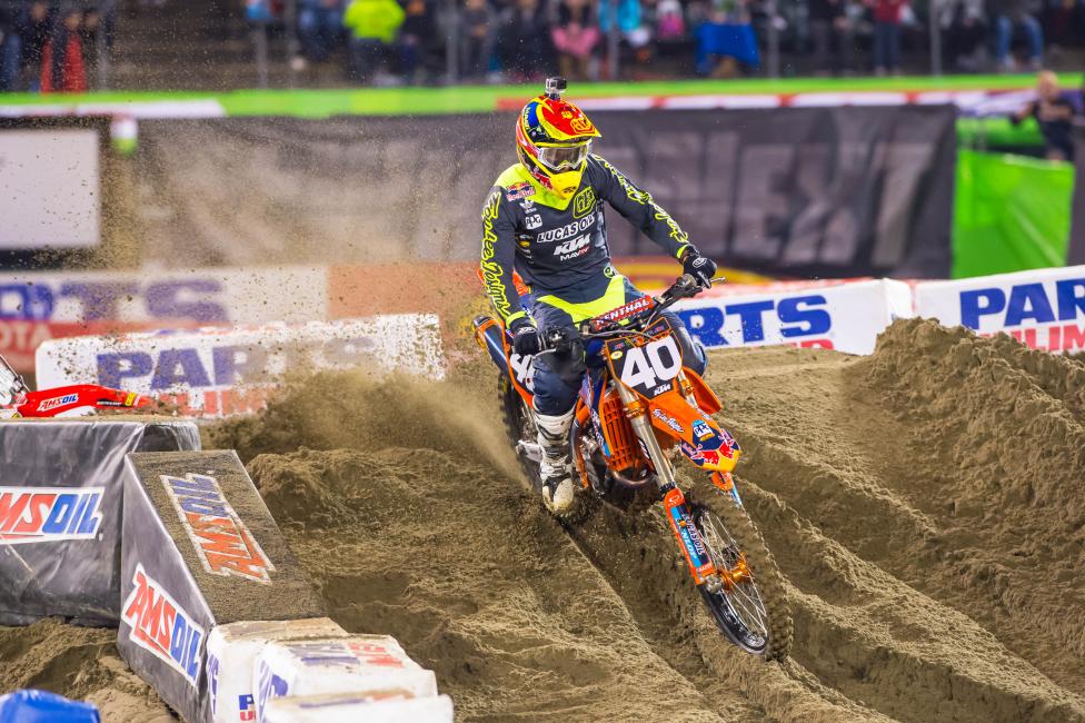 Oakland was McElrath's first time outside the top ten this season. 