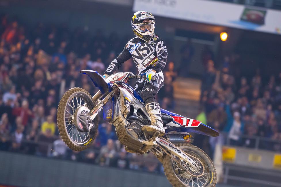 Webb came back fast after a crash with Bowers. 