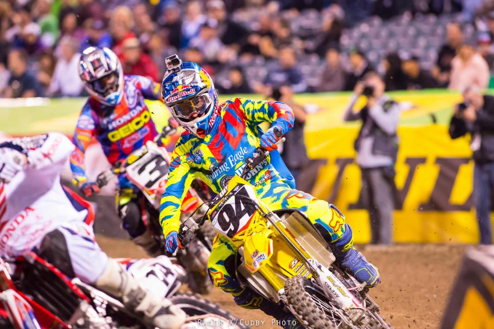 The Seely/Roczen/Tomac battle was tight.