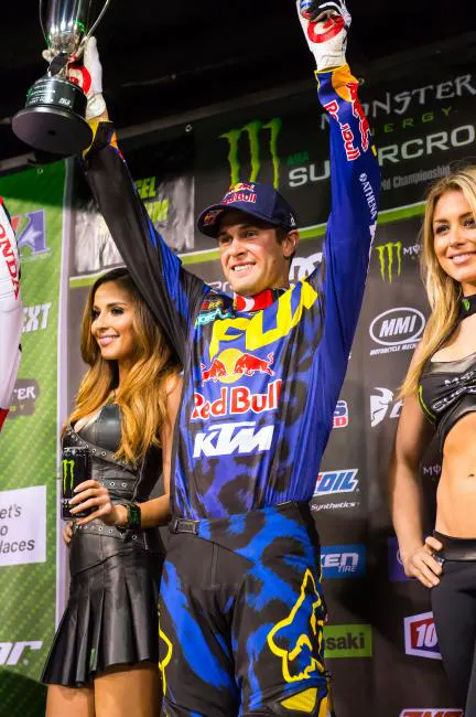 Dungey now has an 11-point lead in the point standings. 