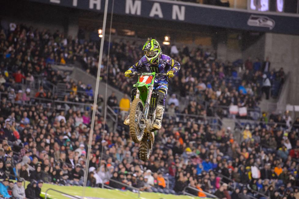 The Villopoto guy got the red plate back in the second half of 2013, and he held it to the end.
