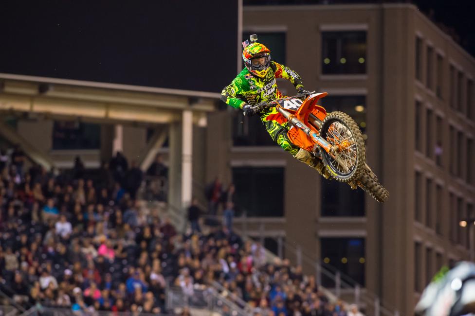 McElrath has looked capable all year, but finally brought it for all fifteen laps in the main on Saturday.