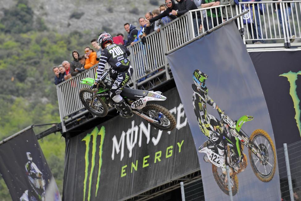 As part of the Monster Energy/CLS Kawasaki team last year, Tonus scored his highest finish in Brazil, finishing first overall.