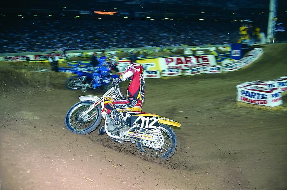 Stephane Roncada came across the ocean with help from Honda of Troy, then won a title with Yamaha of Troy.