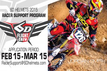 6D Helmets 2015 Racer Support Program